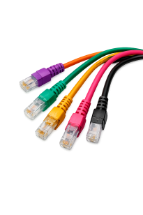 Colourful Ethernet cables